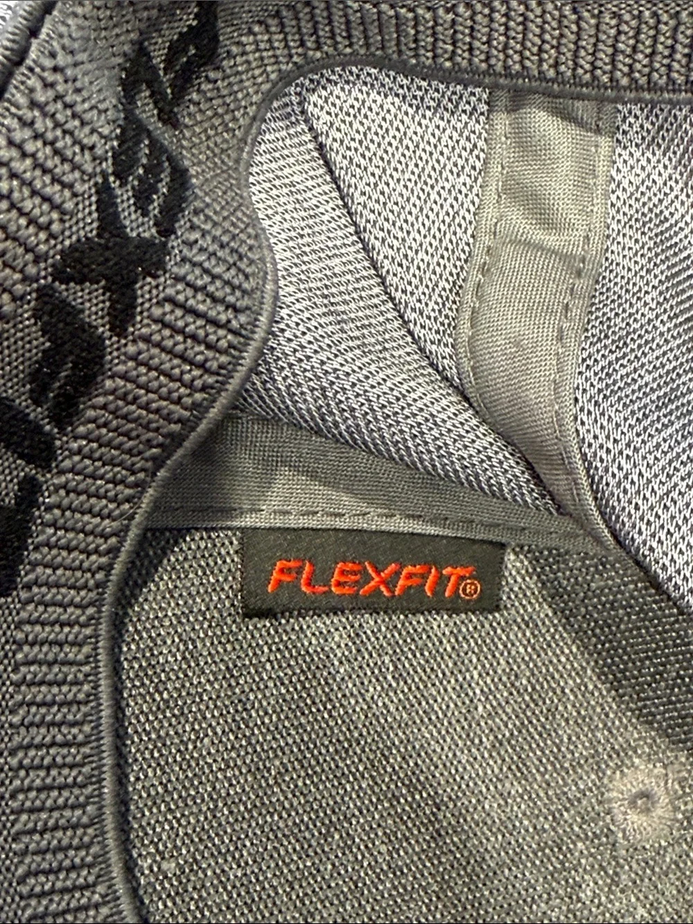 Travis Mathew Gray Flexfit Cap with Black Hex Patch